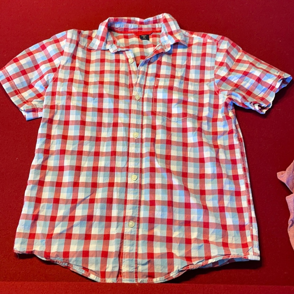 Boys button down shirts xl 12/14 2pc